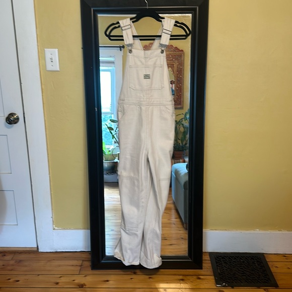 HEY GANG Kneepatch overalls in Natural - Picture 1 of 5